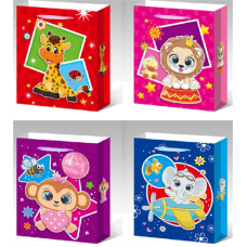 Пакет подарунковий C 69527 (480) 4 види, СЕРЕДНІЙ, ВИДАЄТЬСЯ ТІЛЬКИ МІКС ВИДІВ