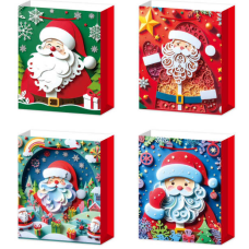 Пакет подарунковий C 69551 (480) 4 види, СЕРЕДНІЙ, ВИДАЄТЬСЯ ТІЛЬКИ МІКС ВИДІВ