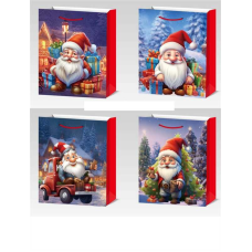 Пакет подарунковий C 69583 (360) 4 види, ВЕЛИКИЙ, ВИДАЄТЬСЯ ТІЛЬКИ МІКС ВИДІВ