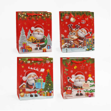 Пакет подарунковий C 69592 (480) 4 види, СЕРЕДНІЙ, ВИДАЄТЬСЯ ТІЛЬКИ МІКС ВИДІВ