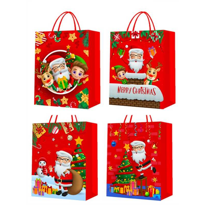 Пакет подарунковий C 69612 (480) 4 види, СЕРЕДНІЙ, ВИДАЄТЬСЯ ТІЛЬКИ МІКС ВИДІВ