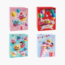 Пакет подарунковий C 69728 (480) 4 види, СЕРЕДНІЙ, ВИДАЄТЬСЯ ТІЛЬКИ МІКС ВИДІВ