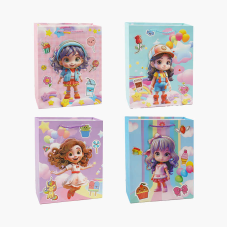 Пакет подарунковий C 69754 (480) 4 види, СЕРЕДНІЙ, ВИДАЄТЬСЯ ТІЛЬКИ МІКС ВИДІВ