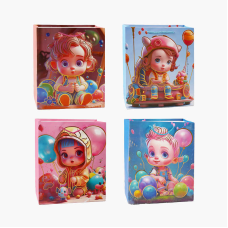 Пакет подарунковий C 69758 (480) 4 види, СЕРЕДНІЙ, ВИДАЄТЬСЯ МІКС ВИДІВ