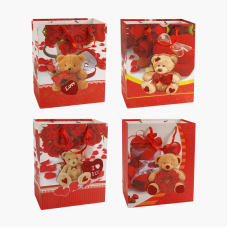 Пакет подарунковий С 57764 (240) 4 види, “Кохання“, ВЕЛИКИЙ