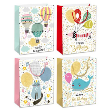 Пакет подарунковий С 69431 (360) 4 види, ВЕЛИКИЙ, ВИДАЄТЬСЯ ТІЛЬКИ МІКС ВИДІВ