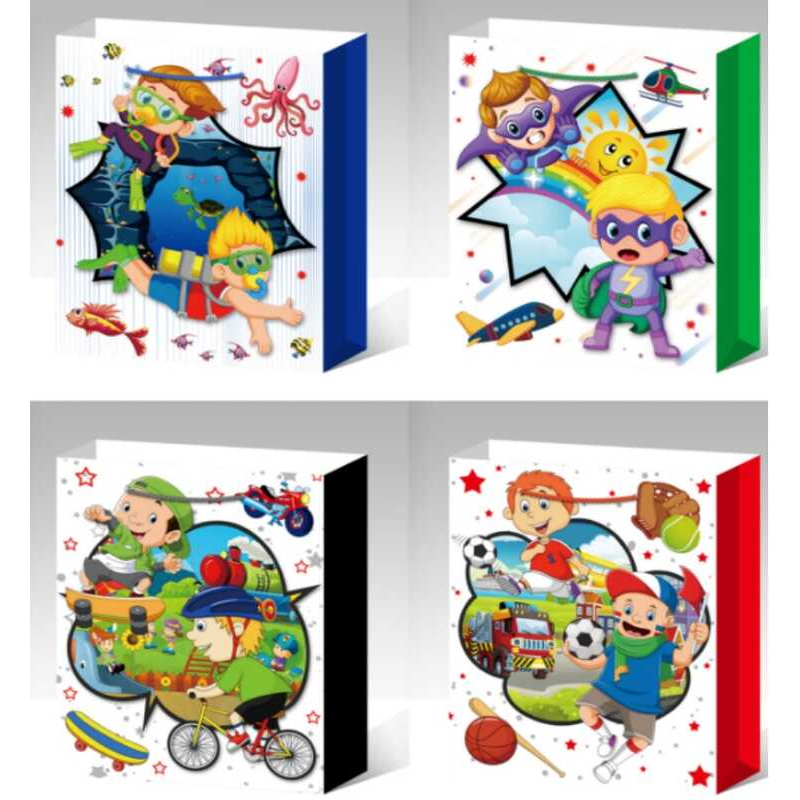 Пакет подарунковий С 69446 (360) 4 види, ВЕЛИКИЙ, ВИДАЄТЬСЯ ТІЛЬКИ МІКС ВИДІВ