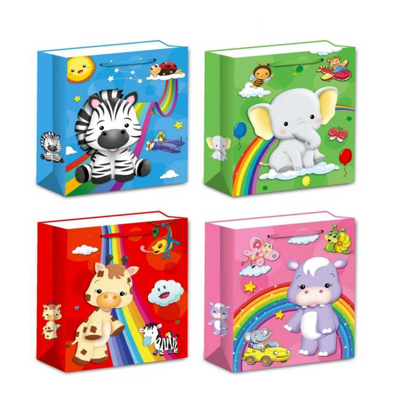 Пакет подарунковий С 69454 (360) 4 види, ВЕЛИКИЙ, ВИДАЄТЬСЯ ТІЛЬКИ МІКС ВИДІВ