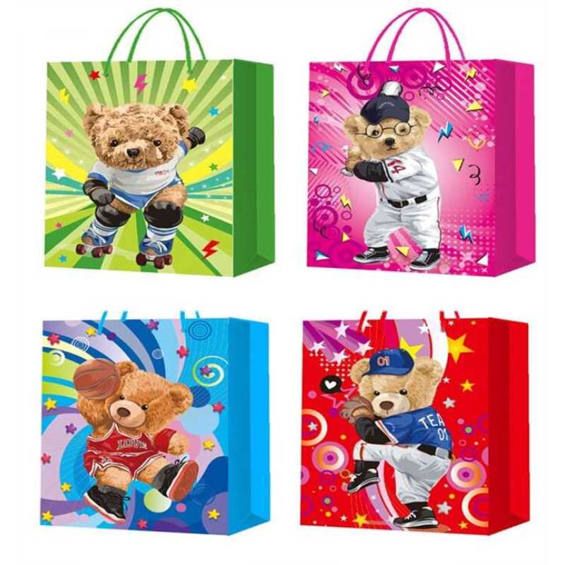 Пакет подарунковий С 69461 (480) 4 види, СЕРЕДНІЙ, ВИДАЄТЬСЯ ТІЛЬКИ МІКС ВИДІВ