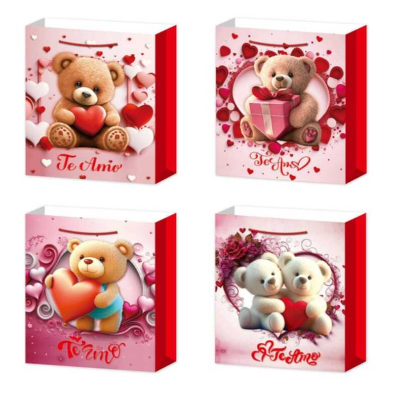 Пакет подарунковий С 69485 (480) 4 види, СЕРЕДНІЙ, ВИДАЄТЬСЯ ТІЛЬКИ МІКС ВИДІВ