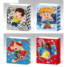 Пакет подарунковий С 69688 (480) 4 види, СЕРЕДНІЙ, ВИДАЄТЬСЯ ТІЛЬКИ МІКС ВИДІВ