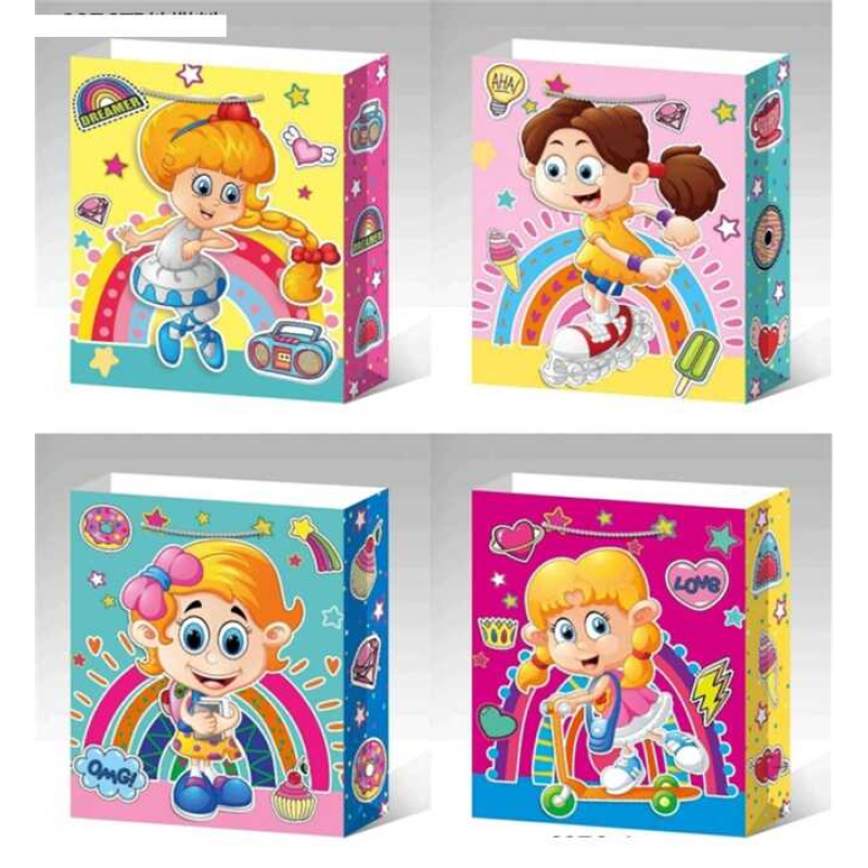 Пакет подарунковий С 69690 (480) 4 види, СЕРЕДНІЙ, ВИДАЄТЬСЯ ТІЛЬКИ МІКС ВИДІВ