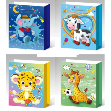 Пакет подарунковий С 69694 (480) 4 види, СЕРЕДНІЙ, ВИДАЄТЬСЯ ТІЛЬКИ МІКС ВИДІВ