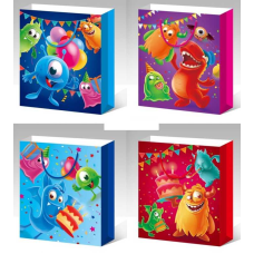 Пакет подарунковий С 69696 (480) 4 види, СЕРЕДНІЙ, ВИДАЄТЬСЯ ТІЛЬКИ МІКС ВИДІВ