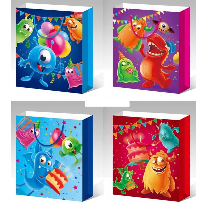 Пакет подарунковий С 69697 (360) 4 види, ВЕЛИКИЙ, ВИДАЄТЬСЯ ТІЛЬКИ МІКС ВИДІВ