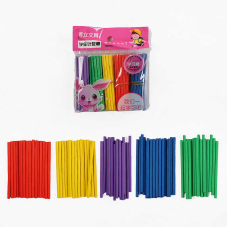 Палички для лічби C 73209 (600) 100 штук, дерев’яні, 5 кольорів, в пакеті