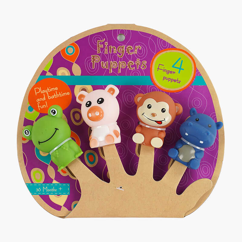 Пальчиковий театр 9992 (180), 4 тварини, на листі Пальчиковий театр 9992 (180), 4 тварини, на листі