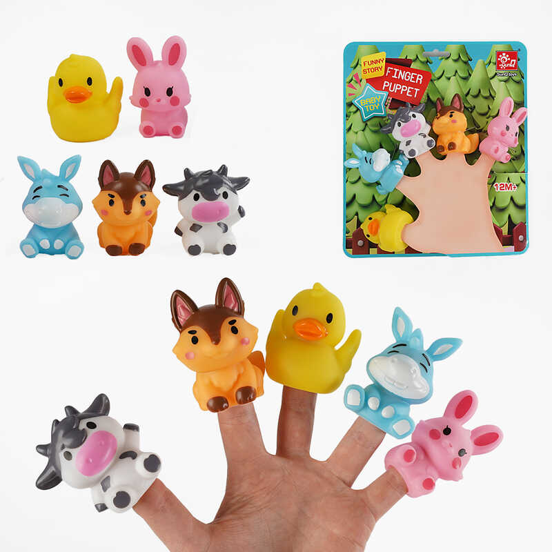 Пальчиковий театр SQ 22001-3 (240/2) 5 фігурок, на листі