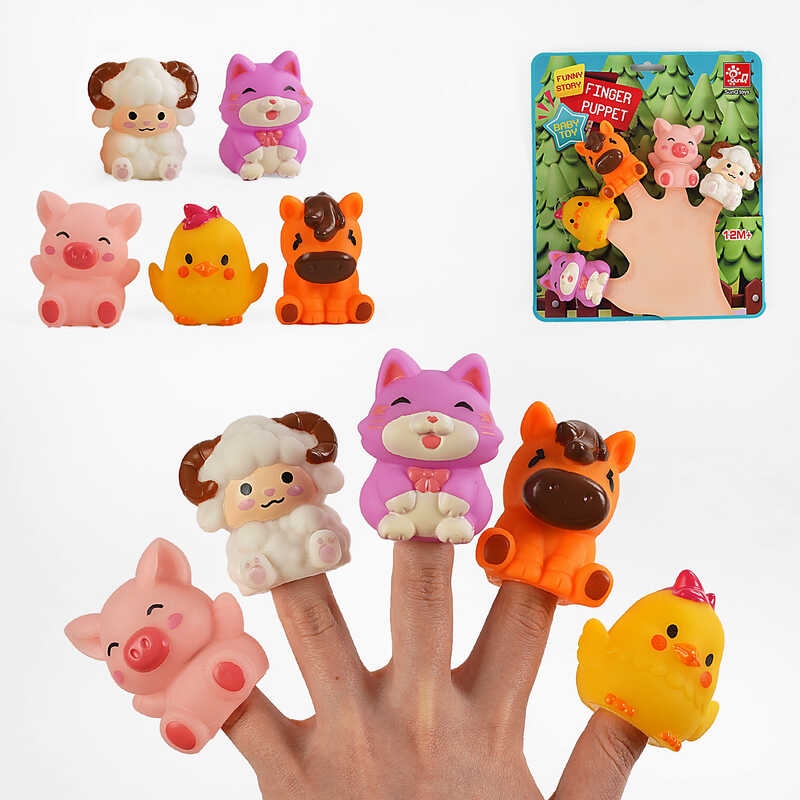 Пальчиковий театр SQ 22001-4 (240/2) 5 фігурок, на листі