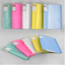 Папка для паперів з файлами С 36914 (200) 5 кольорів, 40 файлів, у пакеті