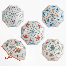 Парасолька C 68618 (60) напівавтомат, d = 70 см, довжина 65 см, 8 спиць, поглиблений купол, брелок, в пакеті, ВИДАЄТЬСЯ МІКС ВИДІВ