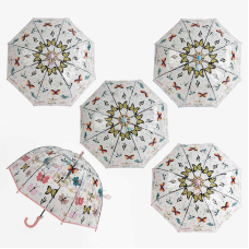 Парасолька C 68621 (60) напівавтомат, d = 70 см, довжина 65 см, 8 спиць, поглиблений купол, в пакеті, ВИДАЄТЬСЯ МІКС ВИДІВ