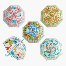 Парасолька C 68626 (60) напівавтомат, d = 70 см, довжина 70 см, 8 спиць, поглиблений купол, в пакеті, ВИДАЄТЬСЯ МІКС ВИДІВ