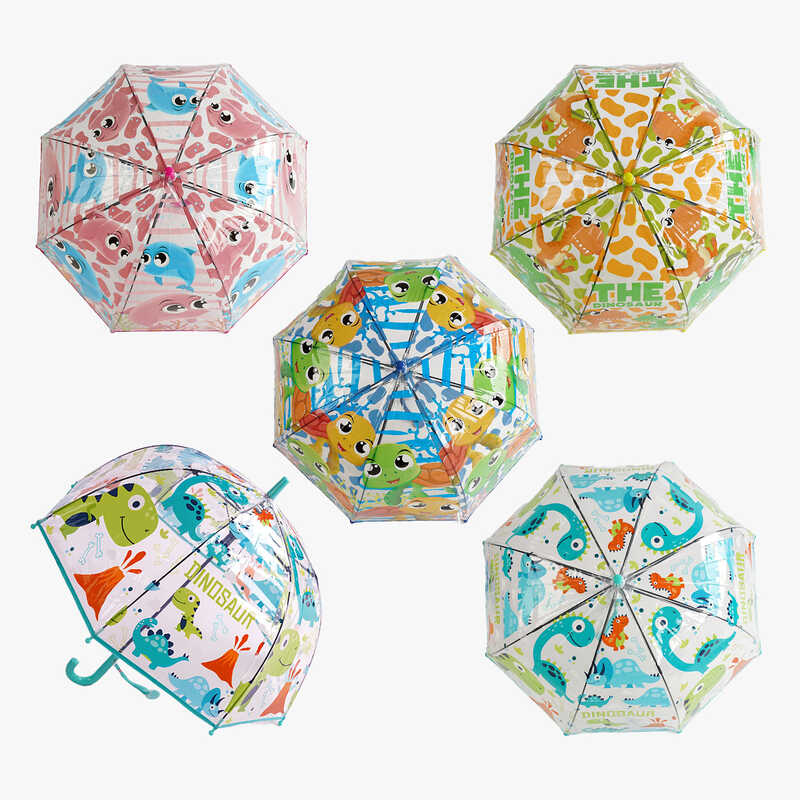 Парасолька C 68626 (60) напівавтомат, d = 70 см, довжина 70 см, 8 спиць, поглиблений купол, в пакеті, ВИДАЄТЬСЯ МІКС ВИДІВ