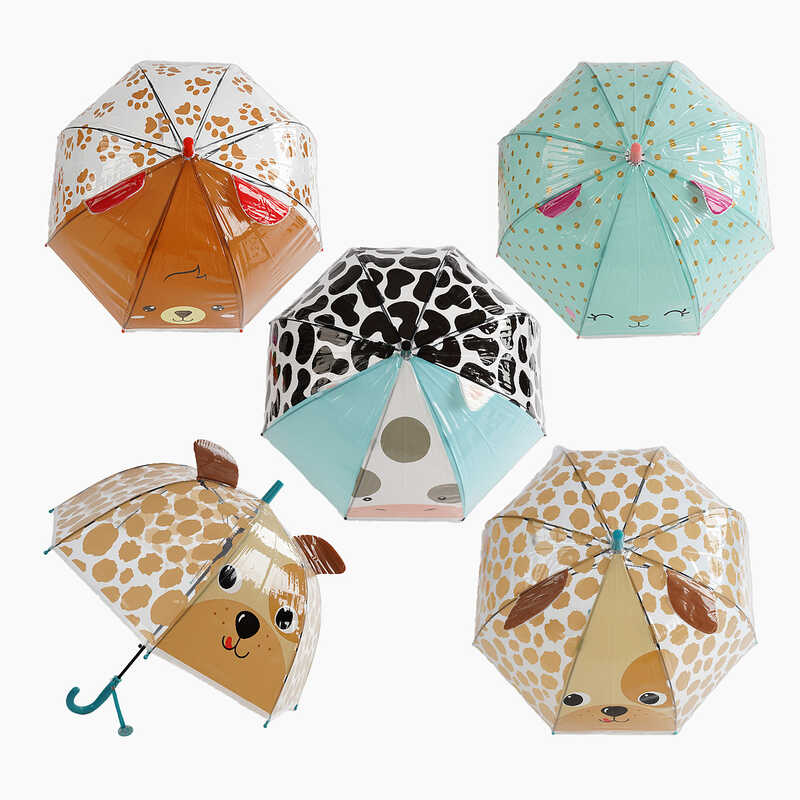 Парасолька C 68628 (60) напівавтомат, d = 70 см, довжина 65 см, 8 спиць, поглиблений купол, в пакеті, ВИДАЄТЬСЯ МІКС ВИДІВ