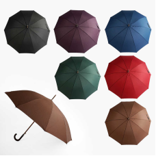 Парасолька C 68637 (48) напівавтомат, d = 117 см, довжина 93 см, 10 спиць, в пакеті, ВИДАЄТЬСЯ МІКС ВИДІВ