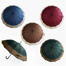 Парасолька C 68640 (48) напівавтомат, d = 115 см, довжина 93 см, 16 спиць, в пакеті, ВИДАЄТЬСЯ МІКС ВИДІВ