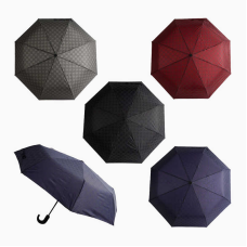 Парасолька C 68645 (60) автомат, d = 95 см, у складеному вигляді 32 см, 8 спиць, чохол, в пакеті, ВИДАЄТЬСЯ МІКС ВИДІВ