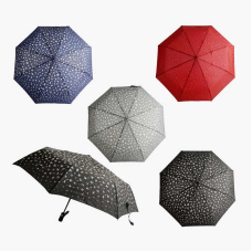 Парасолька C 68647 (60) автомат, d = 98 см, у складеному вигляді 30 см, 8 спиць, чохол, в пакеті, ВИДАЄТЬСЯ МІКС ВИДІВ