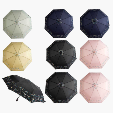 Парасолька C 68649 (60) напівавтомат, d = 100 см, у складеному вигляді 30 см, 8 спиць, чохол, в пакеті, ВИДАЄТЬСЯ МІКС ВИДІВ