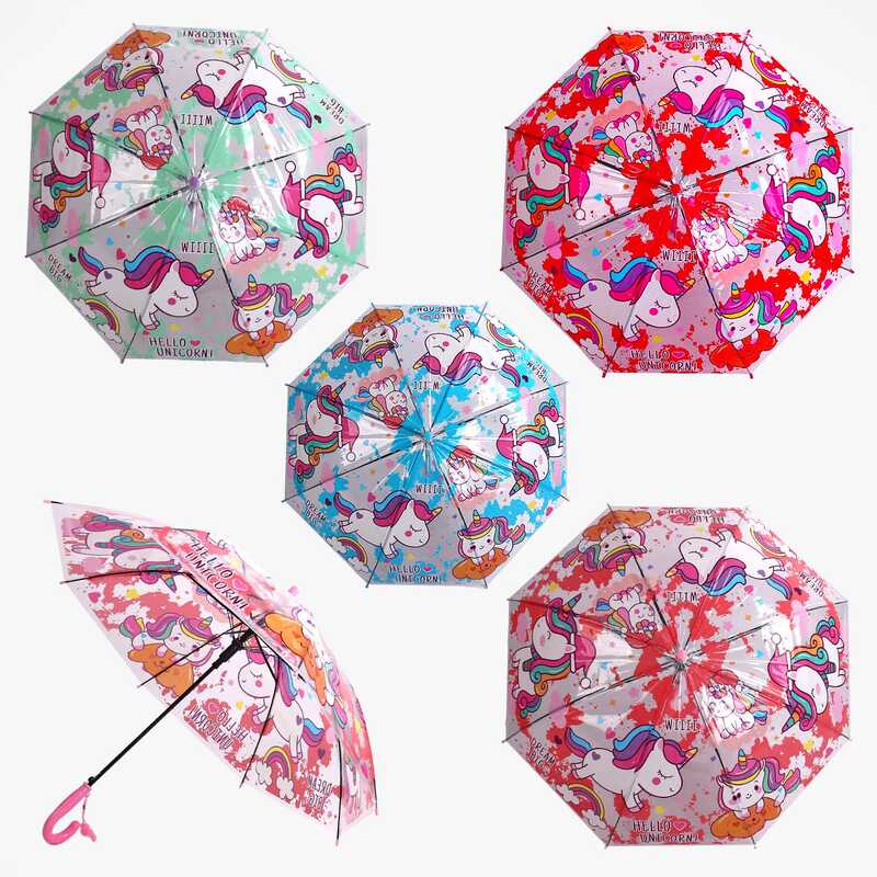 Парасолька С 66358 (60) 4 види, прозорий купол, d=84 см, свисток, ВИДАЄТЬСЯ ТІЛЬКИ МІКС ВИДІВ Парасолька С 66358 (60) 4 види, прозорий купол, d=84 см, свисток, ВИДАЄТЬСЯ ТІЛЬКИ МІКС ВИДІВ