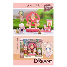 Парк розваг 6657 (30) флоксова фігурка, 3 собачки, будинок для собак, карусель, аксесуари, в коробці