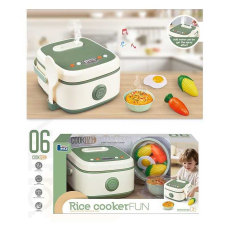 Пароварка C 19 (24) 6 елементів, холодна пара, підсвічування, фрази англ. мовою, звукові ефекти, таймер, перемикач мелодій, посуд, муляжі харчових продуктів, в коробці