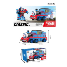 Паровоз музичний FW 338-7 A (72/2) на батарейках, музика, звук, трансформується, колеса вільного ходу, в коробці