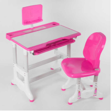 Парта зі стільчиком J 55701 (1) регульована висота і кут нахилу стільниці