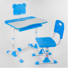 Парта зі стільчиком P 2215 (1) регульована висота і кут нахилу стільниці