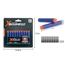 Патрони JLX 7111 (960/2) 10 штук, м’які з присоскою, на листі