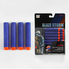 Патрони ZC 04 (96/2) 18 штук, м’які, гумовий наконечник, на листі