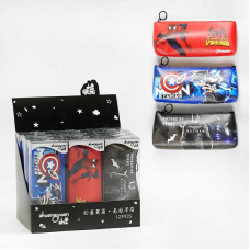 Пенал C 62196 (18) ЦІНА ЗА 12 ШТУК В БЛОЦІ, “Супергерой”, м’який, в коробці