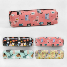 Пенал D 35192 (432) 4 види, “Хвостик”, м’який, у слюді, ВИДАЄТЬСЯ ТІЛЬКИ МІКС ВИДІВ