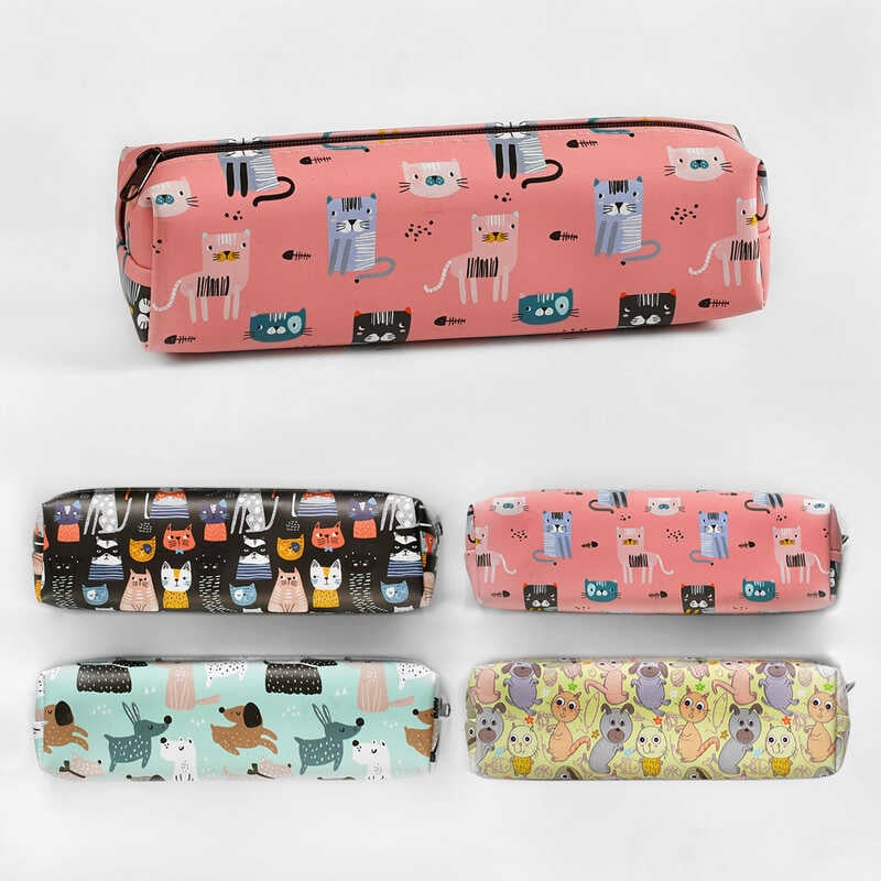 Пенал D 35192 (432) 4 види, “Хвостик”, м’який, у слюді, ВИДАЄТЬСЯ ТІЛЬКИ МІКС ВИДІВ