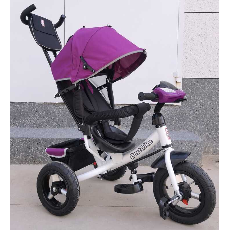 Велосипед 3390 - 37-633 Best Trike (1) НАДУВНІ КОЛЕСА d=29см. переднє, d = 26см. задні, ФАРА З USB, пульт