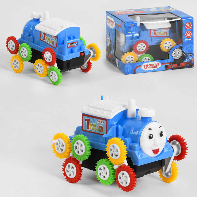 Перевертиш 159 (192/2) “Паровозик“, на батарейках, в коробці