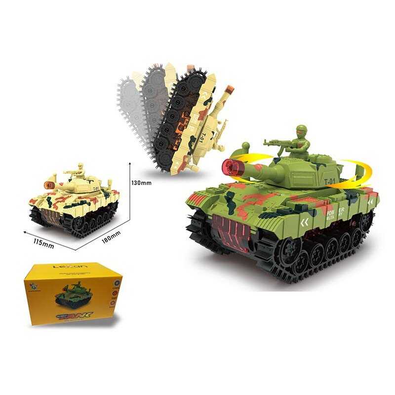 Перевертиш 9806 C (60/2) 2 види, танк, звук, підсвічування, в коробці Перевертиш 9806 C (60/2) 2 види, танк, звук, підсвічування, в коробці