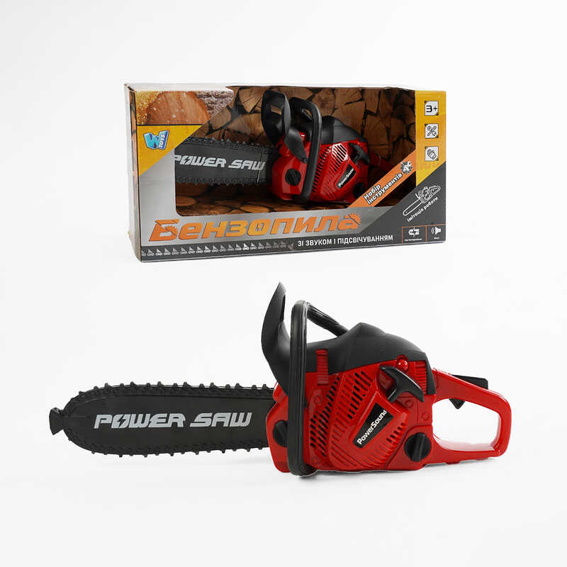 Пила 66558 (24/3) “WToys“, звук, ланцюг рухається, на батарейках, в коробці