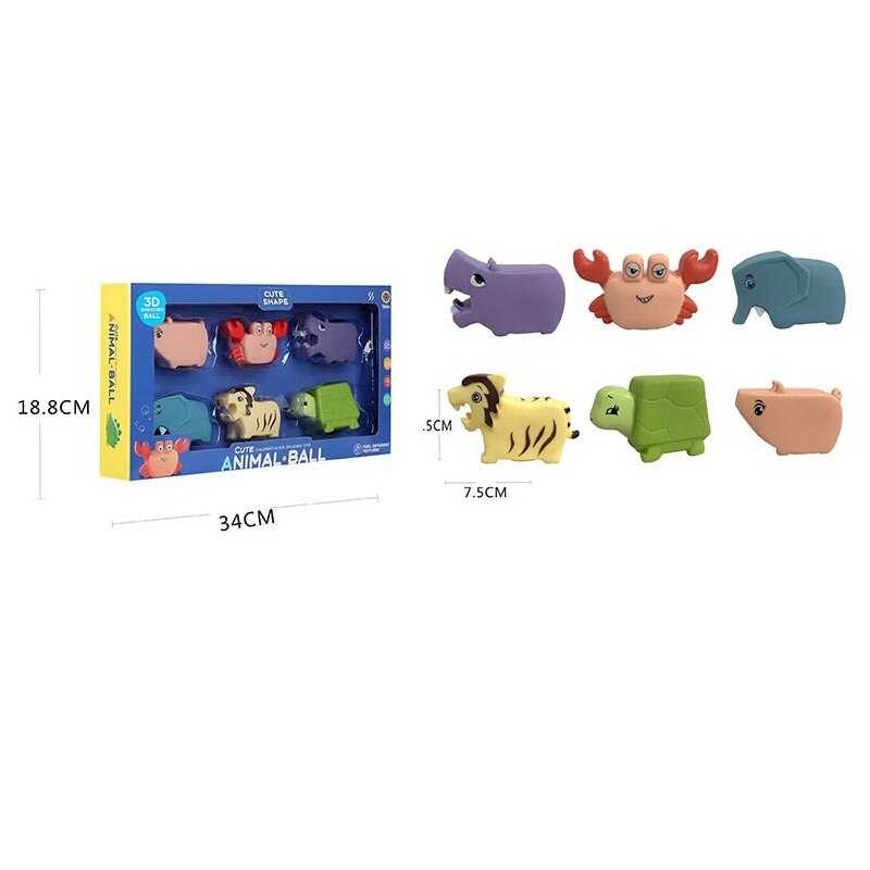 Пискавка 508-295 (72/2) 6 штук, тваринки, в коробці Пискавка 508-295 (72/2) 6 штук, тваринки, в коробці